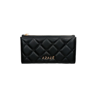 Azade Quilted Wallet Black